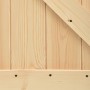 Schiebetür mit Beschlägen aus massivem Kiefernholz 85x210 cm von vidaXL, Türen - Ref: Foro24-3203021, Preis: 192,26 €, Rabatt: %
