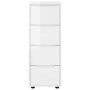 Armario de almacenamiento brillante 40 x 48 x 105 cm