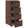 Armario de almacenamiento Roble Marrón 40 x 48 x 105 cm
