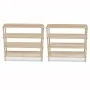 4-story shoe rack 2 units solid fir wood by vidaXL, Shoe racks and shoe organizers - Ref: Foro24-241066, Price: 45,16 €, Disc...
