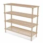 4-story shoe rack 2 units solid fir wood by vidaXL, Shoe racks and shoe organizers - Ref: Foro24-241066, Price: 45,16 €, Disc...