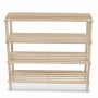 4-story shoe rack 2 units solid fir wood by vidaXL, Shoe racks and shoe organizers - Ref: Foro24-241066, Price: 46,90 €, Disc...