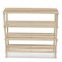 4-story shoe rack 2 units solid fir wood by vidaXL, Shoe racks and shoe organizers - Ref: Foro24-241066, Price: 45,16 €, Disc...