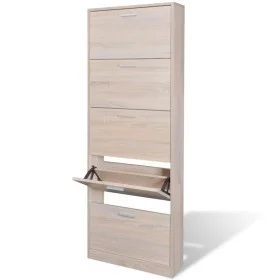 Mueble zapatero color roble con 5 compartimentos by vidaXL, Shoe racks and shoe organizers - Ref: Foro24-241241, Price: 132,3...