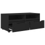 Gabinete de TV Negro 100 x 48 x 43 cm Madera contrachapada