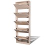Mueble zapatero color roble con 5 compartimentos by vidaXL, Shoe racks and shoe organizers - Ref: Foro24-241241, Price: 140,0...