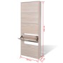 Schuhschrank in Eichenholzfarbe mit 5 Fächern. von vidaXL, Schuhregale und Schuhorganisatoren - Ref: Foro24-241241, Preis: 14...