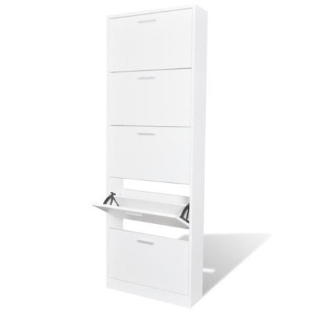 Mueble zapatero blanco con 5 compartimentos de vidaXL, Zapateros y organizadores de calzado - Ref: Foro24-241240, Precio: 140...