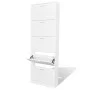 White shoe cabinet with 5 compartments by vidaXL, Shoe racks and shoe organizers - Ref: Foro24-241240, Price: 122,62 €, Disco...