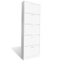 Mueble zapatero blanco con 5 compartimentos de vidaXL, Zapateros y organizadores de calzado - Ref: Foro24-241240, Precio: 140...