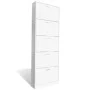 White shoe cabinet with 5 compartments by vidaXL, Shoe racks and shoe organizers - Ref: Foro24-241240, Price: 122,62 €, Disco...