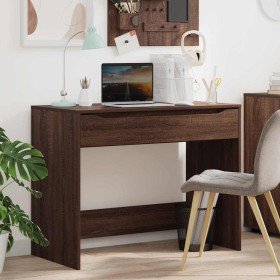 Escritorio Roble Marrón 100 x 50 x 78 cm Madera contrachapada en Escritorios | Comprar online en Foro24