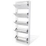 Mueble zapatero blanco con 5 compartimentos de vidaXL, Zapateros y organizadores de calzado - Ref: Foro24-241240, Precio: 140...