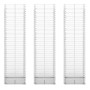 Gabionen-Wandkörbe aus verzinktem Draht 25x25x100 3 Stück von vidaXL, Zaunpaneele - Ref: Foro24-141045, Preis: 49,55 €, Rabat...