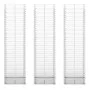 Galvanized wire gabion wall baskets 25x25x100 3 units by vidaXL, fence panels - Ref: Foro24-141045, Price: 45,57 €, Discount: %