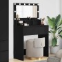 Mesas de tocador de dormitorio Negro 80 x 39,6 x 135 cm en Tocadores para dormitorios | Comprar online en Foro24