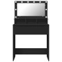 Mesas de tocador de dormitorio Negro 80 x 39,6 x 135 cm