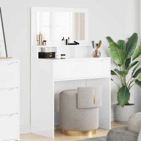 Mesas de tocador de dormitorio brillante 80 x 39,6 x 135 cm en Tocadores para dormitorios | Comprar online en Foro24