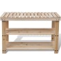 Solid spruce wood 2-in-1 shoemaker bench by vidaXL, Shoe racks and shoe organizers - Ref: Foro24-241067, Price: 45,90 €, Disc...