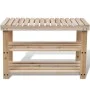 Solid spruce wood 2-in-1 shoemaker bench by vidaXL, Shoe racks and shoe organizers - Ref: Foro24-241067, Price: 40,90 €, Disc...