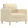 Set of sofas with 4 cream fabric cushions by vidaXL, Sofas - Ref: Foro24-3201252, Price: 628,20 €, Discount: %