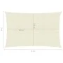 Toldo de vela crema HDPE 160 g/m² 3x6 m by vidaXL, Umbrellas - Ref: Foro24-311185, Price: 43,23 €, Discount: %