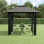 Gazebo with anthracite gray steel walls 300x300x270 cm by vidaXL, Tents and gazebos - Ref: Foro24-360143, Price: 272,47 €, Di...