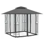 Gazebo with anthracite gray steel walls 300x300x270 cm by vidaXL, Tents and gazebos - Ref: Foro24-360143, Price: 272,47 €, Di...