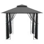 Gazebo with anthracite gray steel walls 300x300x270 cm by vidaXL, Tents and gazebos - Ref: Foro24-360143, Price: 272,47 €, Di...