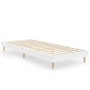 Weißer Bettrahmen aus Holzwerkstoff, 75 x 190 cm von vidaXL, Betten und Lattenroste - Ref: Foro24-832101, Preis: 105,04 €, Ra...