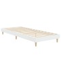 Weißer Bettrahmen aus Holzwerkstoff, 75 x 190 cm von vidaXL, Betten und Lattenroste - Ref: Foro24-832101, Preis: 105,04 €, Ra...