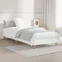 White engineered wood bed frame 75x190 cm by vidaXL, Beds and slatted bases - Ref: Foro24-832101, Price: 102,85 €, Discount: %