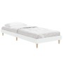 Weißer Bettrahmen aus Holzwerkstoff, 75 x 190 cm von vidaXL, Betten und Lattenroste - Ref: Foro24-832101, Preis: 105,04 €, Ra...