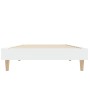 Weißer Bettrahmen aus Holzwerkstoff, 75 x 190 cm von vidaXL, Betten und Lattenroste - Ref: Foro24-832101, Preis: 105,04 €, Ra...