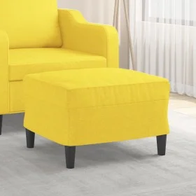 Light yellow fabric footrest 60x50x41 cm by vidaXL, Ottomans - Ref: Foro24-349284, Price: 51,74 €, Discount: %
