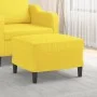 Fußstütze aus hellgelbem Stoff 60x50x41 cm von vidaXL, Osmanen - Ref: Foro24-349284, Preis: 51,74 €, Rabatt: %