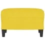Fußstütze aus hellgelbem Stoff 60x50x41 cm von vidaXL, Osmanen - Ref: Foro24-349284, Preis: 51,74 €, Rabatt: %