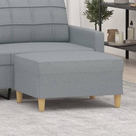 Light gray fabric footrest 70x55x41 cm by vidaXL, Ottomans - Ref: Foro24-349271, Price: 61,52 €, Discount: %