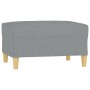 Light gray fabric footrest 70x55x41 cm by vidaXL, Ottomans - Ref: Foro24-349271, Price: 61,52 €, Discount: %