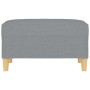 Light gray fabric footrest 70x55x41 cm by vidaXL, Ottomans - Ref: Foro24-349271, Price: 61,52 €, Discount: %