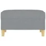 Light gray fabric footrest 70x55x41 cm by vidaXL, Ottomans - Ref: Foro24-349271, Price: 61,13 €, Discount: %