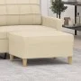 Cream fabric footrest 70x55x41 cm by vidaXL, Ottomans - Ref: Foro24-349273, Price: 60,14 €, Discount: %