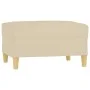 Cream fabric footrest 70x55x41 cm by vidaXL, Ottomans - Ref: Foro24-349273, Price: 60,14 €, Discount: %