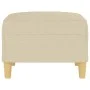 Cream fabric footrest 70x55x41 cm by vidaXL, Ottomans - Ref: Foro24-349273, Price: 60,14 €, Discount: %