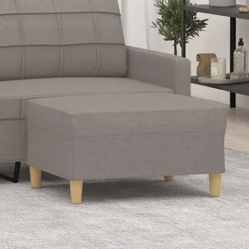 Taupe gray fabric footrest 70x55x41 cm by vidaXL, Ottomans - Ref: Foro24-349278, Price: 60,73 €, Discount: %