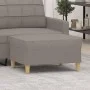 Fußstütze aus Stoff in Grau taupe 70x55x41 cm von vidaXL, Osmanen - Ref: Foro24-349278, Preis: 60,73 €, Rabatt: %