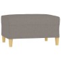 Fußstütze aus Stoff in Grau taupe 70x55x41 cm von vidaXL, Osmanen - Ref: Foro24-349278, Preis: 61,66 €, Rabatt: %