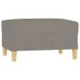 Taupe gray fabric footrest 70x55x41 cm by vidaXL, Ottomans - Ref: Foro24-349278, Price: 60,73 €, Discount: %