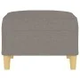 Taupe gray fabric footrest 70x55x41 cm by vidaXL, Ottomans - Ref: Foro24-349278, Price: 60,73 €, Discount: %