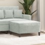 Light gray velvet footrest 70x55x41 cm by vidaXL, Ottomans - Ref: Foro24-349317, Price: 59,79 €, Discount: %